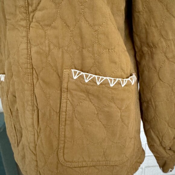 Seventy + Mochi Frida Sherpa Collar Quilted Jacket - Size Small NWT - Picture 5 of 15